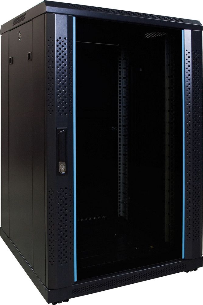 [PT-DS6618] 18U serverkast met glazen deur