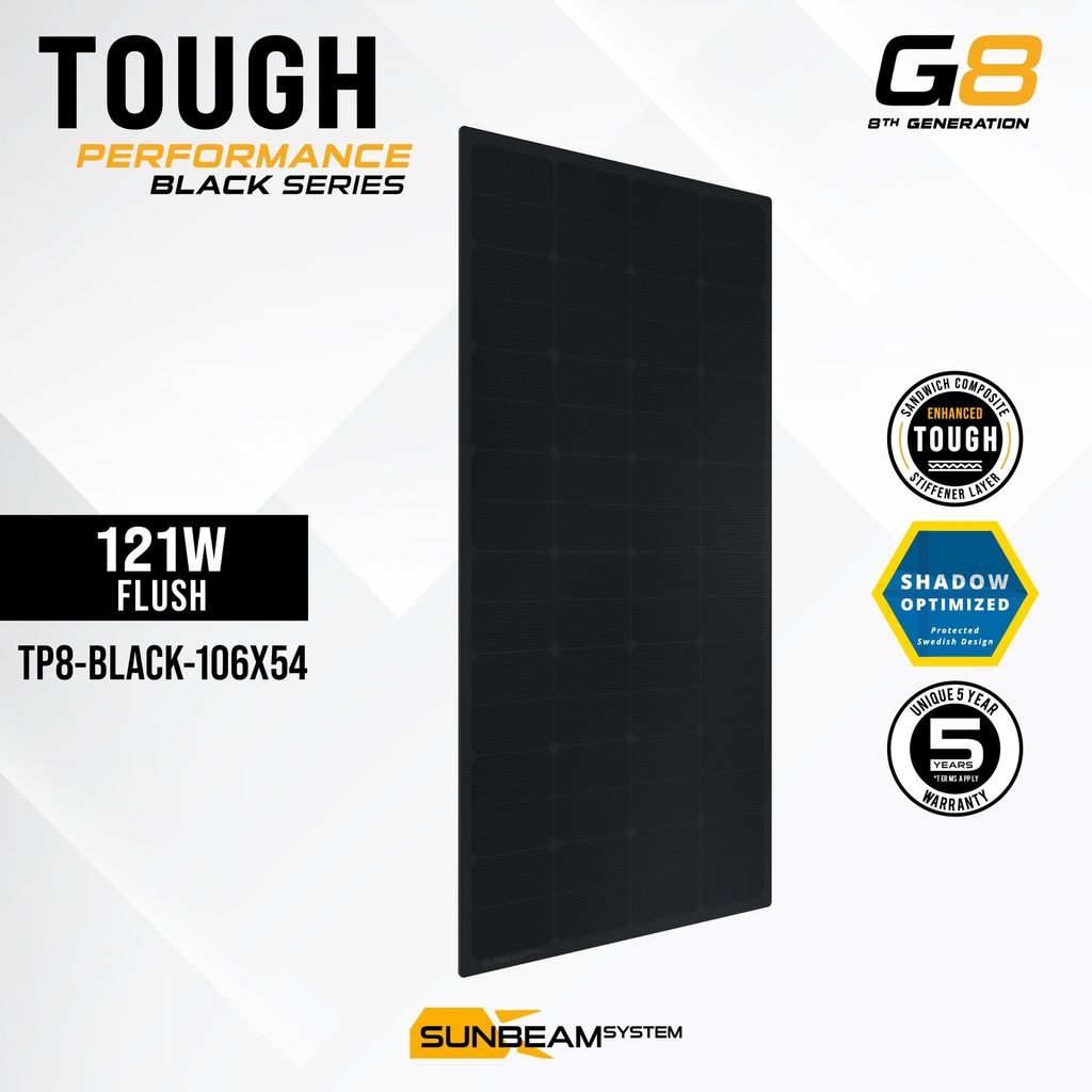 [SB-TP8-BLACK-106x54] Tough G8 Performance 121W Black