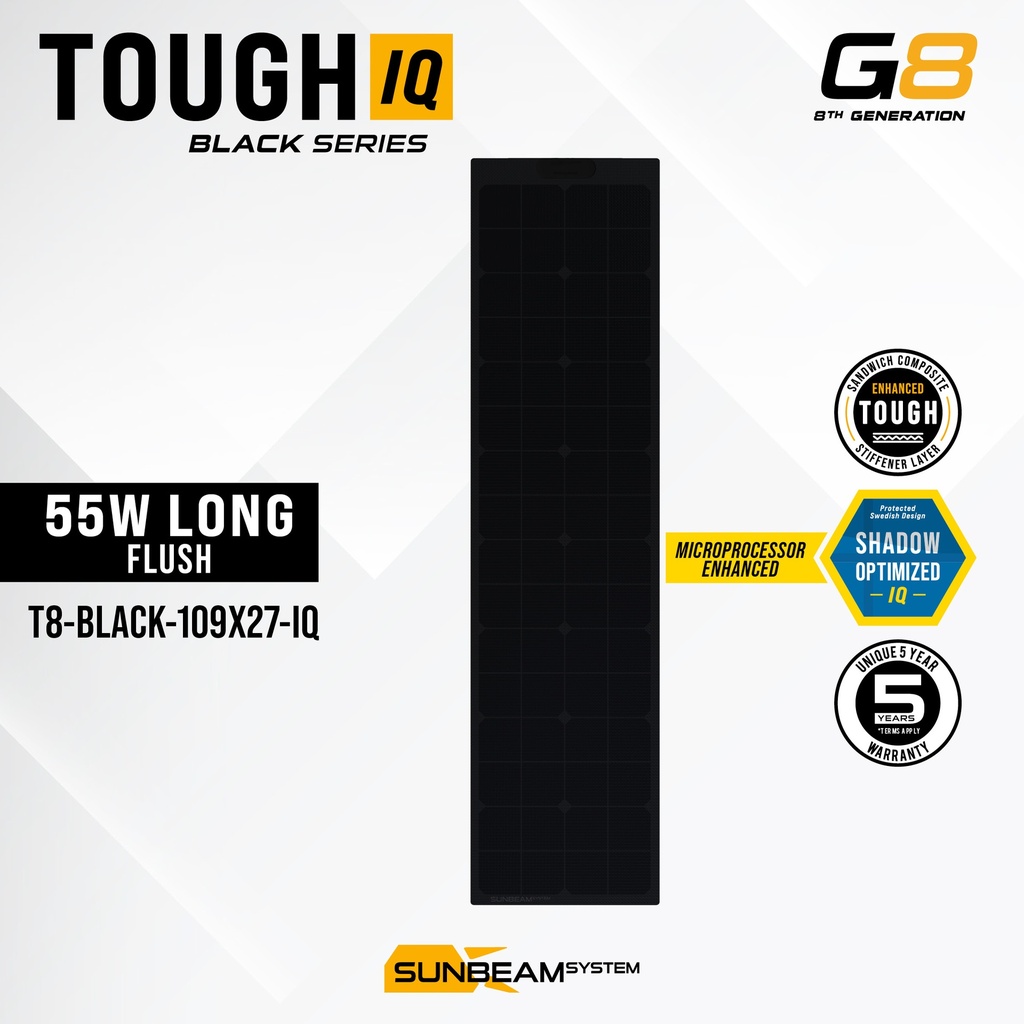 Tough G8 IQ 55W Long Black