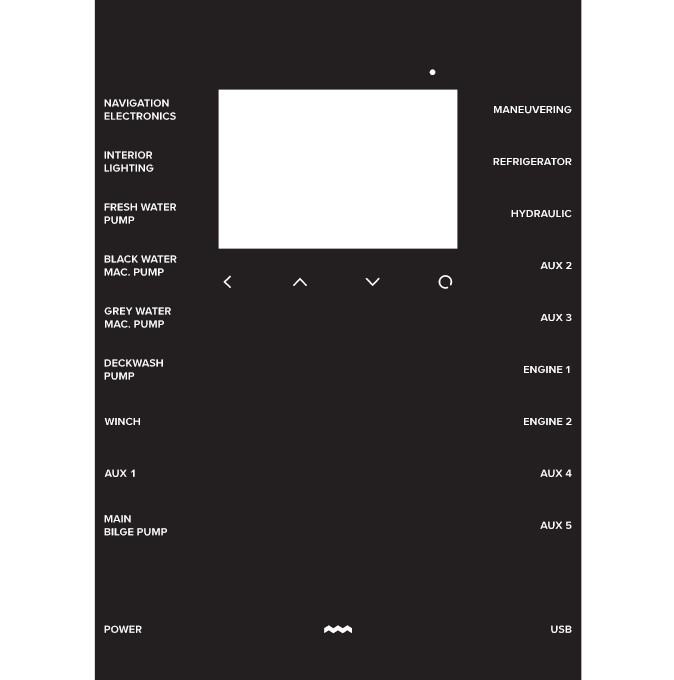 [SIMNE2-210-001] Nereide 2 bedieningspaneel - motorboot