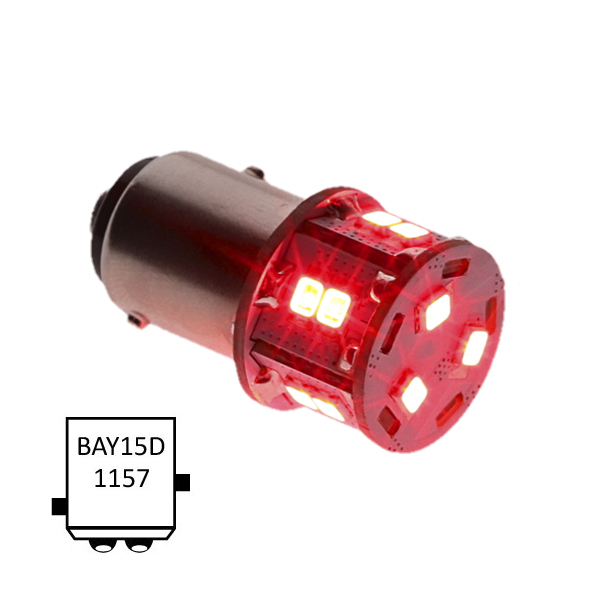 NauticLed Bay15D-T13-RED