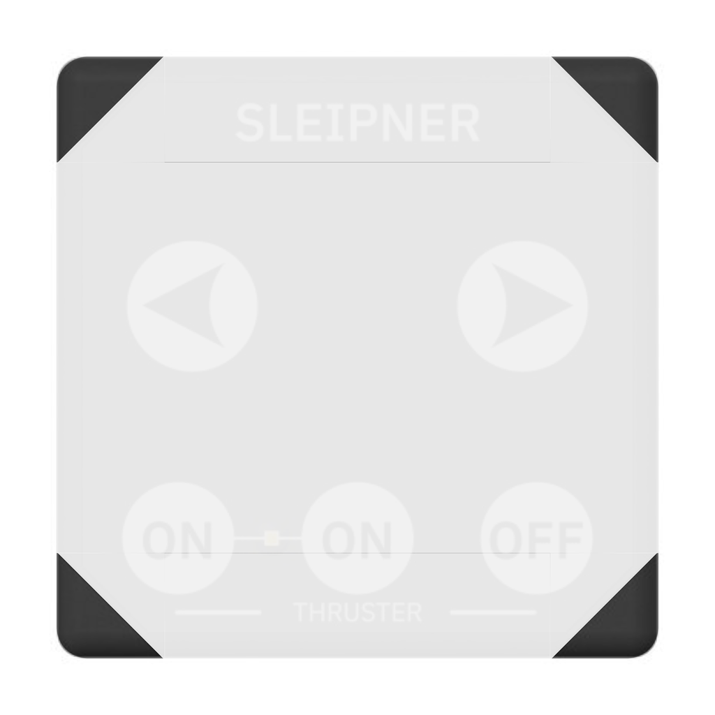 [ASE9108840] Side-Power bedieningspaneel afwerkhoekje (ter vervanging)