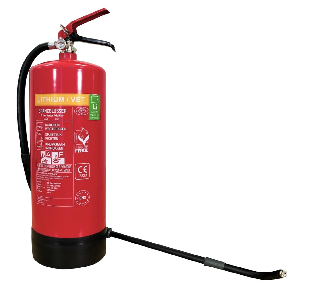 [BB060] Lithiumschuimblusser 6 Liter LBF-6 FVAF