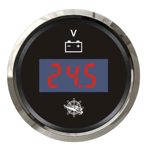 [EU27.321.40] Osculati digital voltmeter 8/32V black/glossy